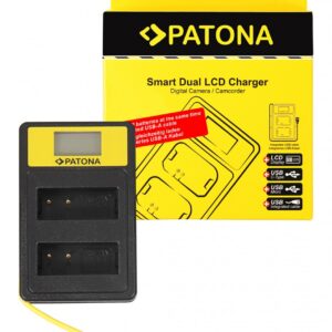 Smart Dual LCD USB Charger Panasonic DMW-BLG10 CSBLG10MC CS-BLG10MC DMWBLG10 DMW-BLG10