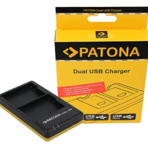 Dual Quick-Charger Nikon EN-EL15, ENEL15 incl. USB-C cable