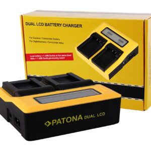 Dual LCD USB Charger Canon LPE10 LP-E10