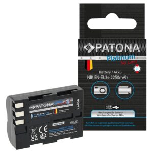 Platinum Battery with USB-C Input Nikon D700 D300 D200 D100 D80 D70 D50 EN-EL3e