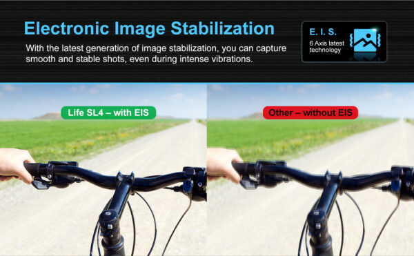 Platinum Action Cam Life SL4 5K 120fps 64mp EIS 120Adeg 6G+IR RC Wifi APP many accessories - Afbeelding 9