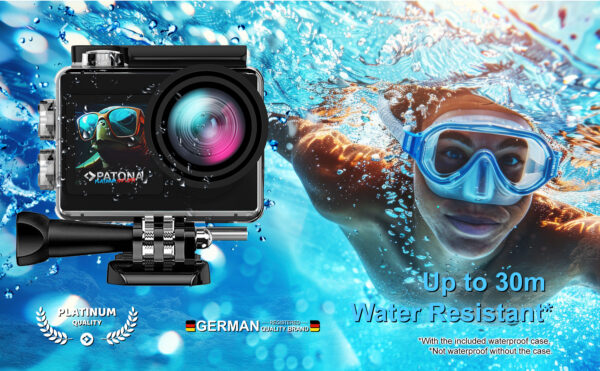 Platinum Action Cam Life SL4 5K 120fps 64mp EIS 120Adeg 6G+IR RC Wifi APP many accessories - Afbeelding 10